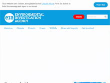 Tablet Screenshot of eia-international.org